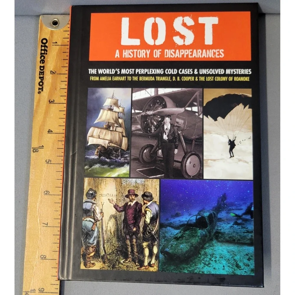 Cider Mill Press Lost A History of Disappearances True Crime Hardcover Book
